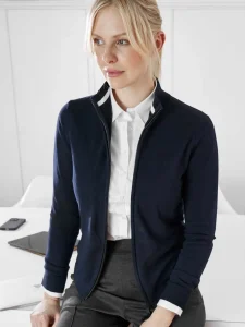 Cardigan con zip da donna Daiber JN1325