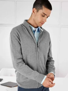 Cardigan con zip da uomo Daiber JN1326