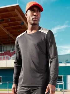 Maglia da running a maniche lunghe da uomo GRS Daiber JN1386