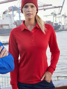 Polo da lavoro da donna a maniche lunghe Daiber JN1841