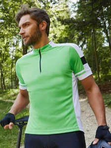 Bike-T da uomo con mezza zip Daiber JN452