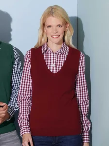 Pullover con scollo a V da donna Daiber JN656
