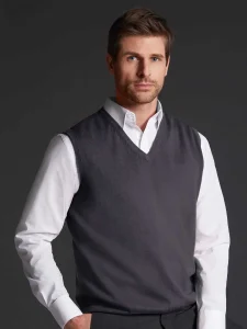 Pullover con scollo a V da uomo Daiber JN657