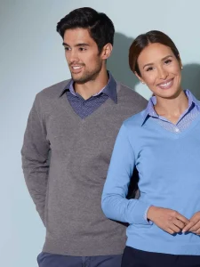 Pullover con scollo a V da uomo Daiber JN659