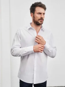Men’s shirt long sleeve poplin Daiber JN678