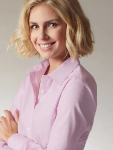 Ladies’ shirt long sleeve micro-twill Daiber JN681