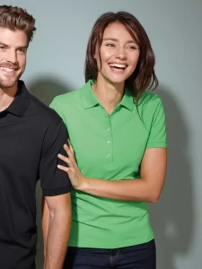 Polo piqué elastica da donna Daiber JN709