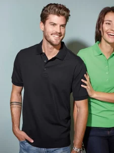 Polo piqué elastica da uomo Daiber JN710