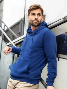 Felpa con cappuccio da uomo Basic Daiber JN796