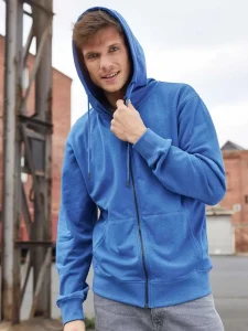 Felpa con cappuccio e zip da uomo Daiber JN8026