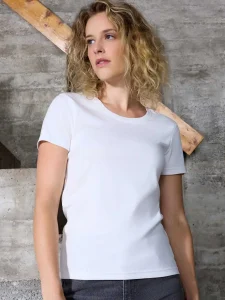 T-shirt da donna a coste 1:1 Daiber JN8039