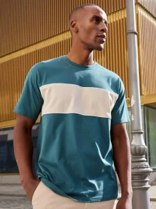 T-shirt colour-block unisex Daiber JN8049
