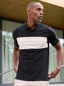 Polo colour-block unisex Daiber JN8050
