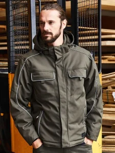 Workwear softshell padded jacket – solid Daiber JN886