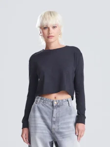 Women’s L/S cropped T-shirt Just Ts JT016