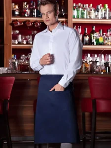 Bistro apron Basic with pocket Karlowsky KBBSS3