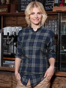 Ladies’ checked blouse Urban-Style Karlowsky KBF8
