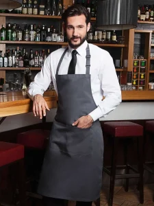 Bistro apron Basic with buckle and pocket Karlowsky KBLS5