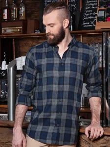 Men’s checked shirt Urban-Style Karlowsky KBM8