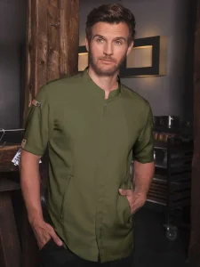 Chef’s jacket short-sleeve Green Generation Karlowsky KJM36