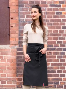 Bistro apron Rock Chef Stage2 with pocket Karlowsky KRCBSS6