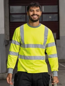 Maglia in poli-cotone a maniche lunghe ‘Murcia’ Korntex KXPCLSHIRT