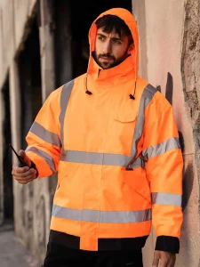 Hi-Vis Rain Lite jacket Korntex KXRLJ