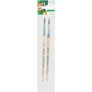 Brush Jolly natural round size 10+12