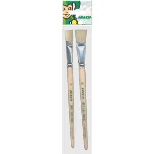 Brush Jolly natural flat head size 14+16