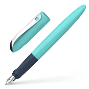 Penna stilografica Schneider Wavy turchese