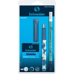 Penna stilografica Schneider Easy+gomma-Blister