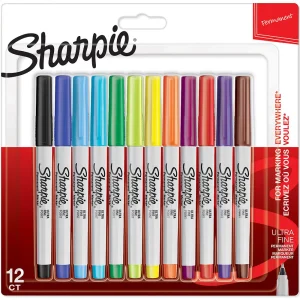Marker Sharpie ultra fine 12/1 sort