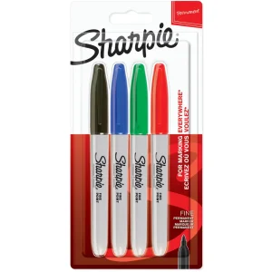 Marker Sharpie fine Asst standard 4/1