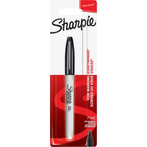 Marker Sharpie fine črna BL1 Pea