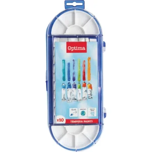 Tempera barvice Optima 10X10ML 100003
