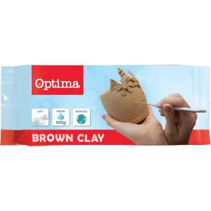 Argilla modellante Optima marrone, 500g