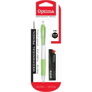Portamine meccanico Optima Grippy 0,5 + mine ordinate BL