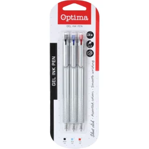 Penne gel Optima Stella, 3/1 blister