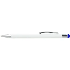Penna a sfera in alluminio TALIN WHITE