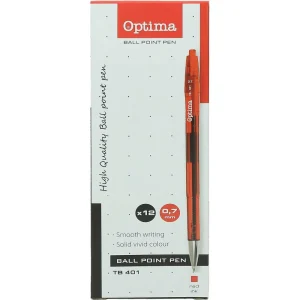 Penna a sfera Optima TB 401 rossa