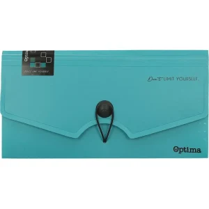 Cartella per conti Optima, Office B6 petrol