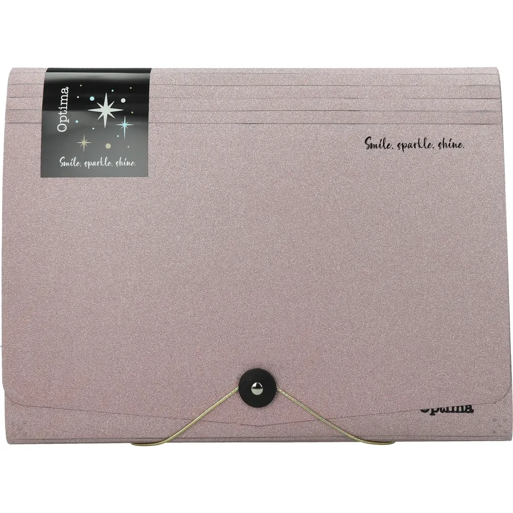 Document folder glitter A4/12P sort
