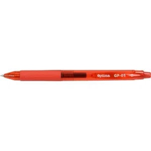 Penna gel Optima GP-05, rossa, 0.5mm