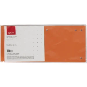 Divisori in cartoncino 240x105mm arancioni 10/1