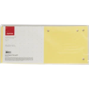 Divisori in cartoncino 240x105mm giallo,10/1