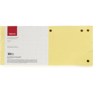 Divisori in cartoncino 240x105mm giallo,100/1