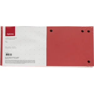 Divisori in cartoncino 240x105mm rosso,100/1