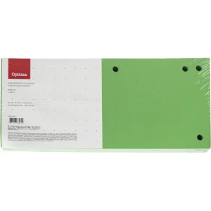 Divisori in cartoncino 240x105mm verdi 100/1