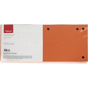 Divisori in cartoncino 240x105mm arancione,100/1