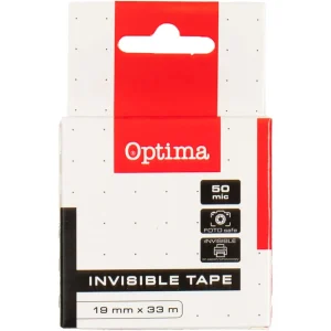 Nastro adesivo 19 mm x 33 m invisibile, 50mic